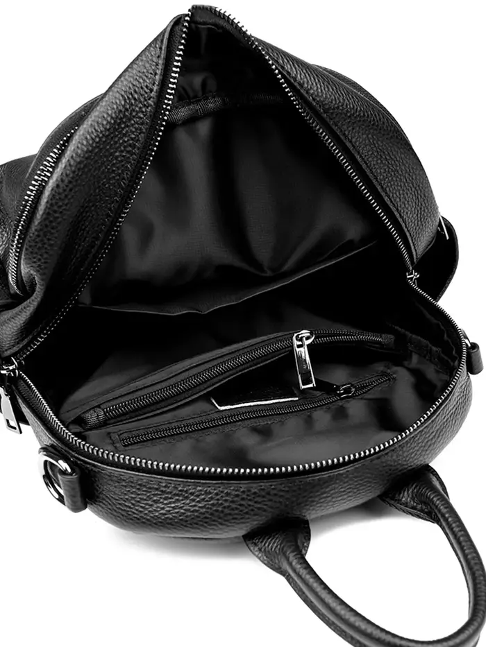 Sac à dos en cuir véritable pour femmes