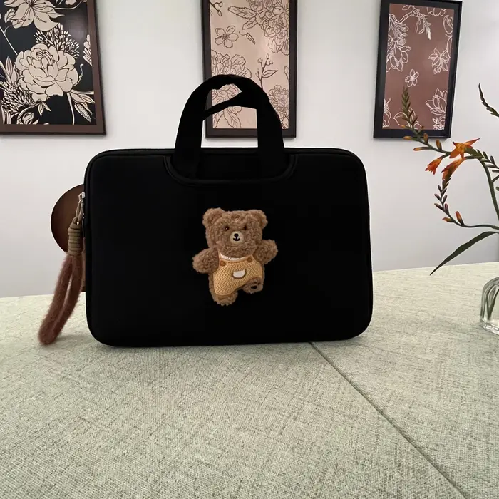 Mignon ordinateur Portable Bag11 13.3 14 15 15.6 16 pouces ordinateur voyage Portable sac à main coréen mode ordinateur Portable tablette Pounch femmes porte-documents