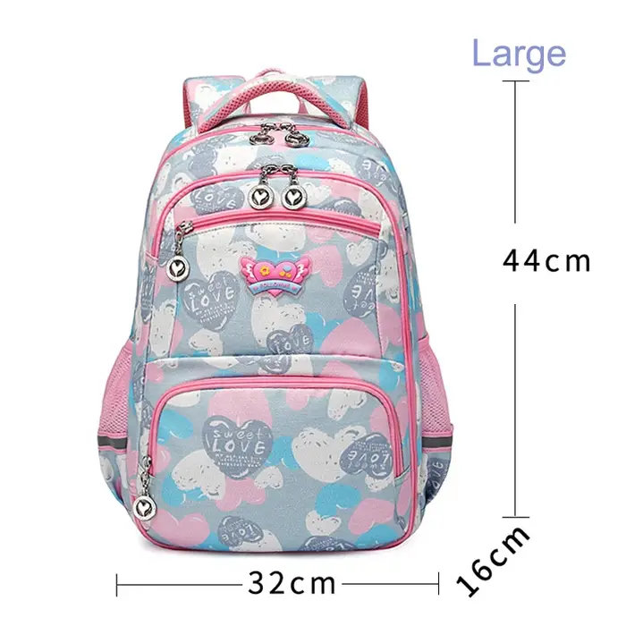 Sac à dos d'école pour enfants, pour filles de 1 à 6 ans