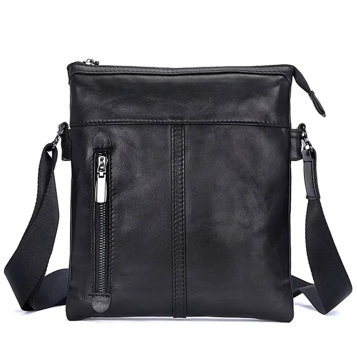 Sac à bandoulière en cuir véritable pour homme, sacoche de luxe à la mode, nouvelle collection 2023