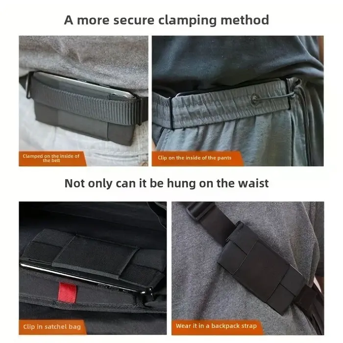 Sac banane de sport invisible pour téléphone portable