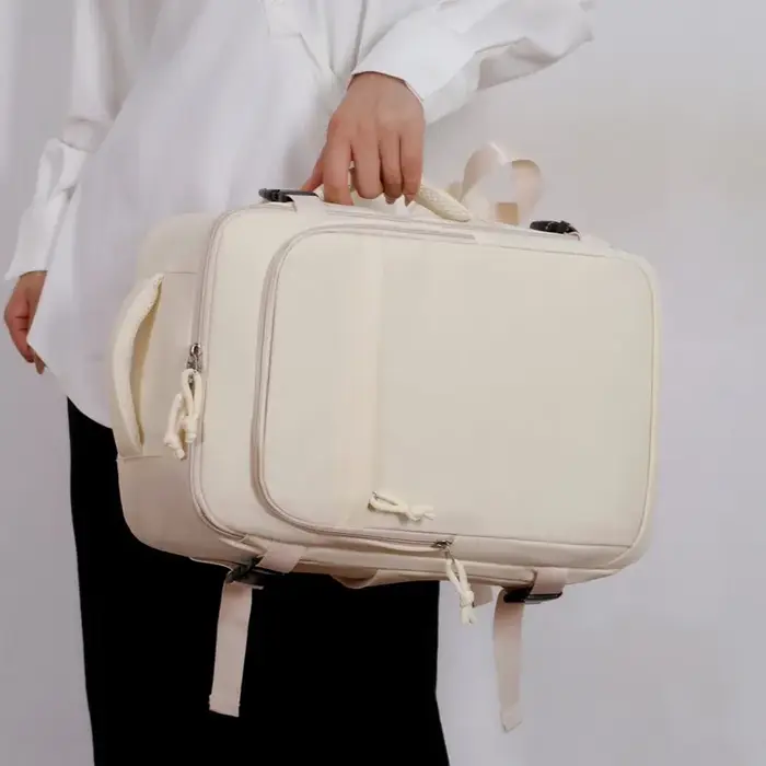 Hommes 15.6 pouces pochette d'ordinateur cabine avion voyage sac à dos 40x25x20