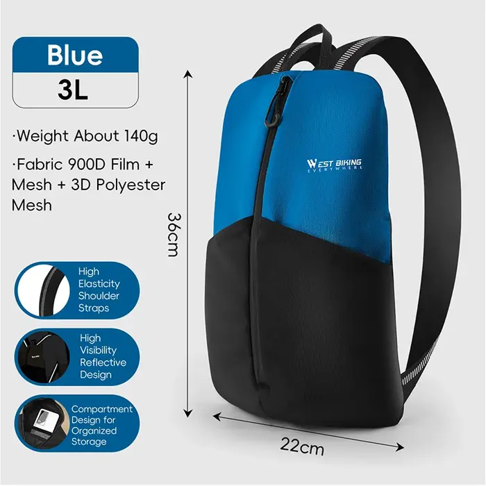 WEST BIKING – sac à dos de vélo léger pour Sports de plein air, hydratation, randonnée, escalade, cy