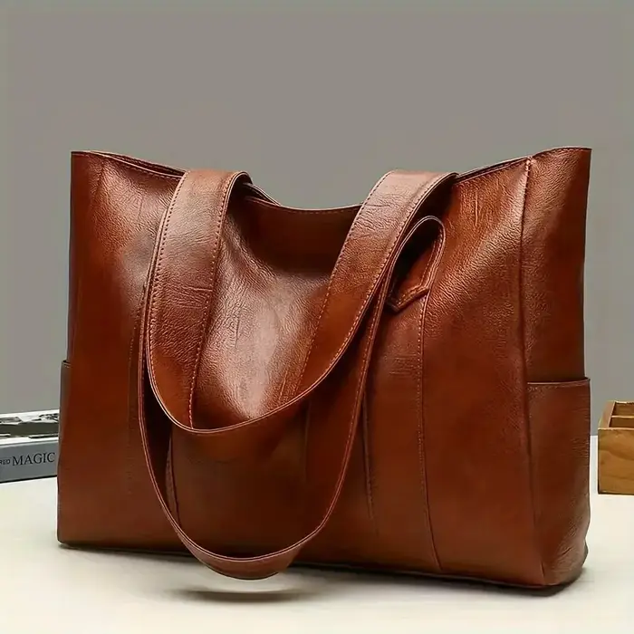 Sac à main vintage grande capacité pour femme