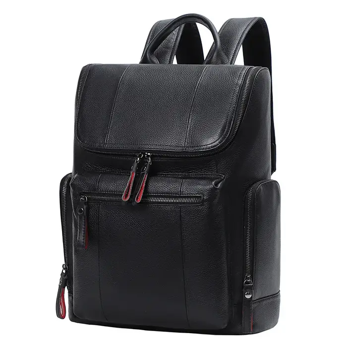 Sac à dos en cuir de crocodile véritable pour ordinateur portable, sac à dos de voyage pour homme, g