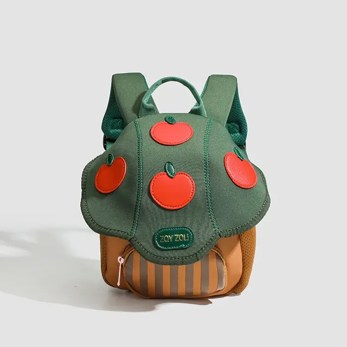 Sac à dos enfant mignon champignon pomme maternelle dessin animé rose Mini sac de voyage cartable cadeau préscolaire