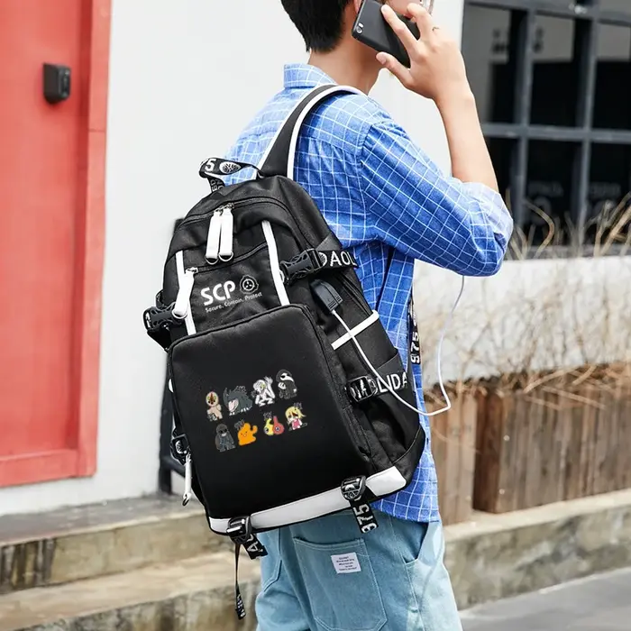 Sac à dos SCP Foundation Cartable noir