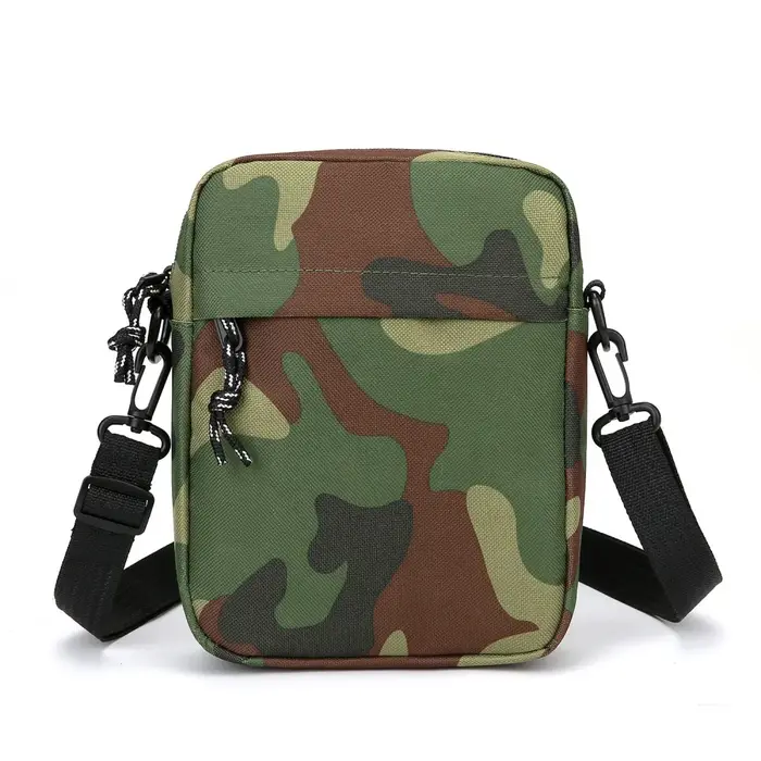 Sac à bandoulière carré en Nylon pour hommes, petit sac à bandoulière de Camouflage, Design minimali