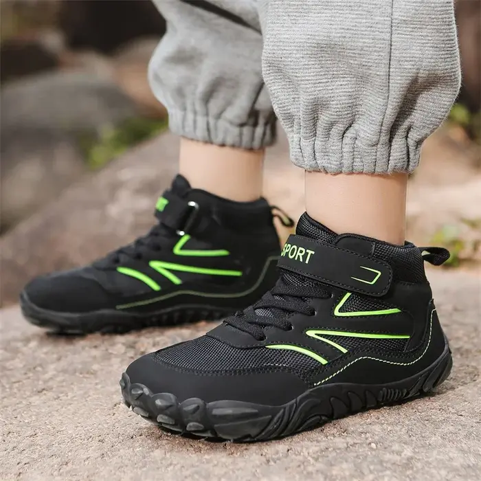 Chaussures hautes et larges pieds nus pour petits/grands enfants |   Baskets minimalistes de style d