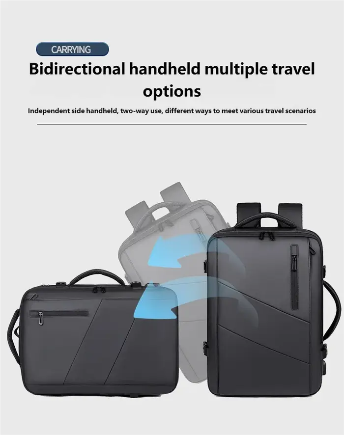 Sac à dos de voyage professionnel unisexe pour ordinateur portable