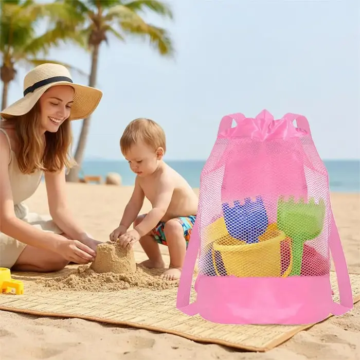 Sac à dos organisateur de jouets de plage