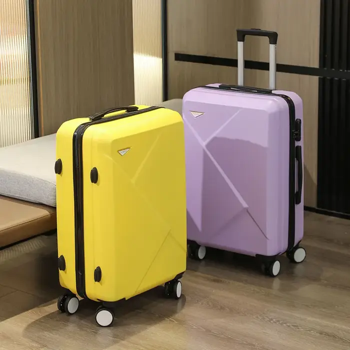 Valise à bagages à main irrégulière Z 20/24/28 pouces, roues rotatives en Abs avec serrure à combina