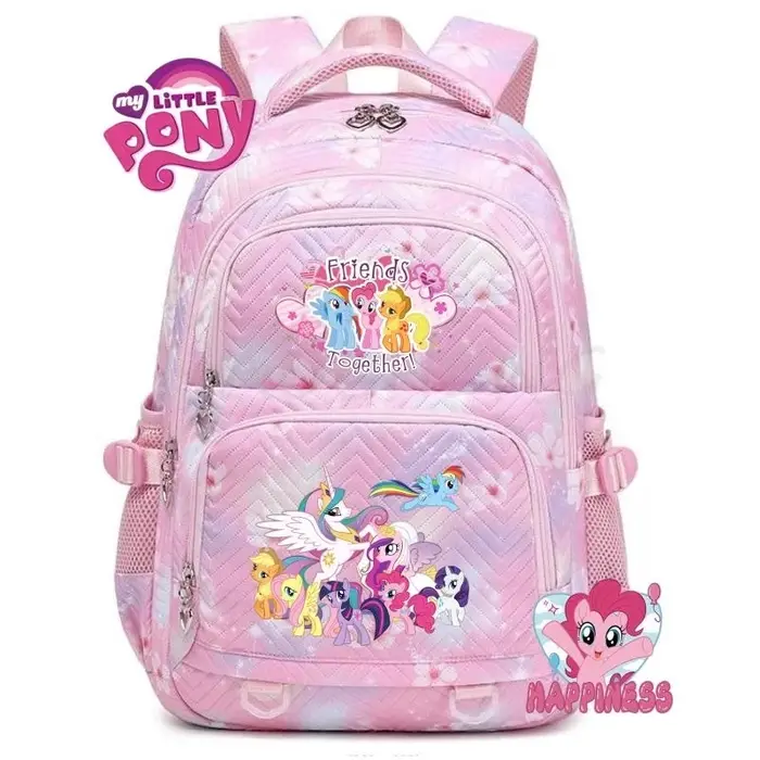 Nouveau sac à dos My Little Pony, sacs d'école colorés de grande capacité pour filles, garçons, étudiants, adolescents, sac à dos décontracté pour femmes, Mochilas de voyage