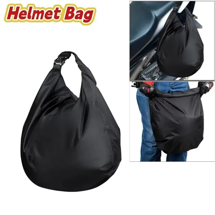 Sac de casque de moto antivol grande capacité avec boucle d'assurance