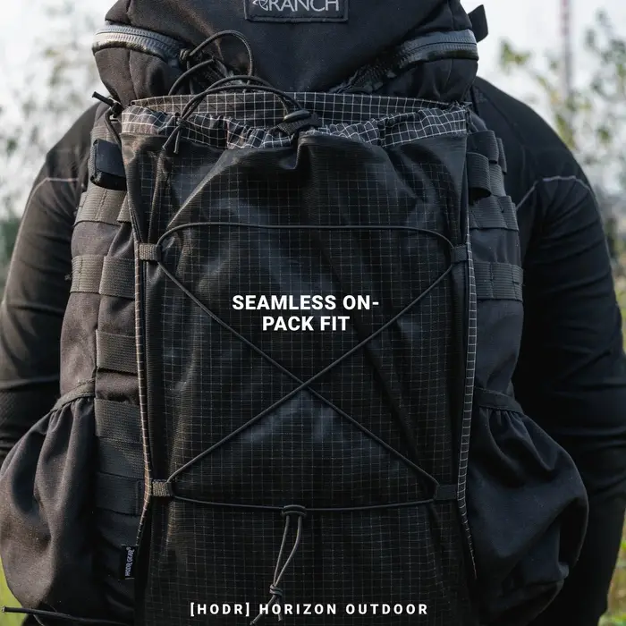 Sac à dos extensible Moudlar Kangaroo Pouch [HODRGEAR] 6L ultraléger 58g Gridstop pour la randonnée et le trekking