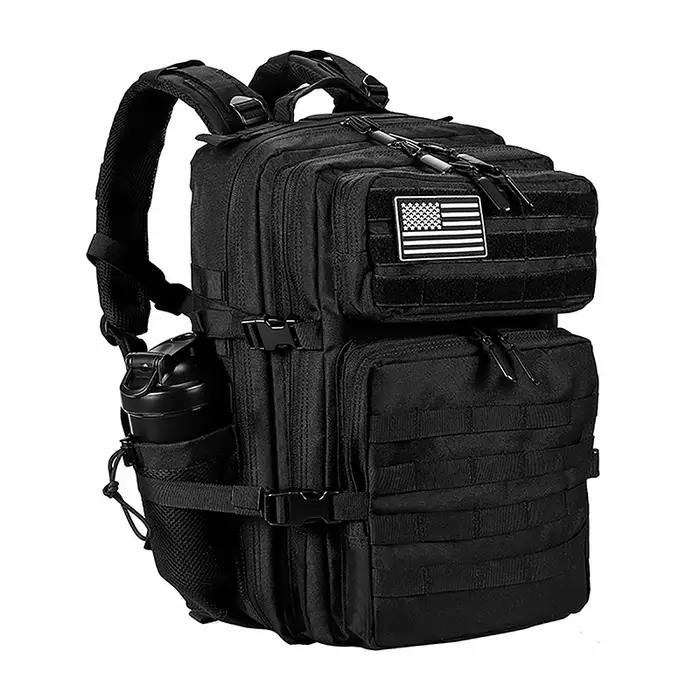 Sac à dos étanche CamSolomon Bug Out avec porte-bouteille pour homme, sac à dos de chasse, sac à dos