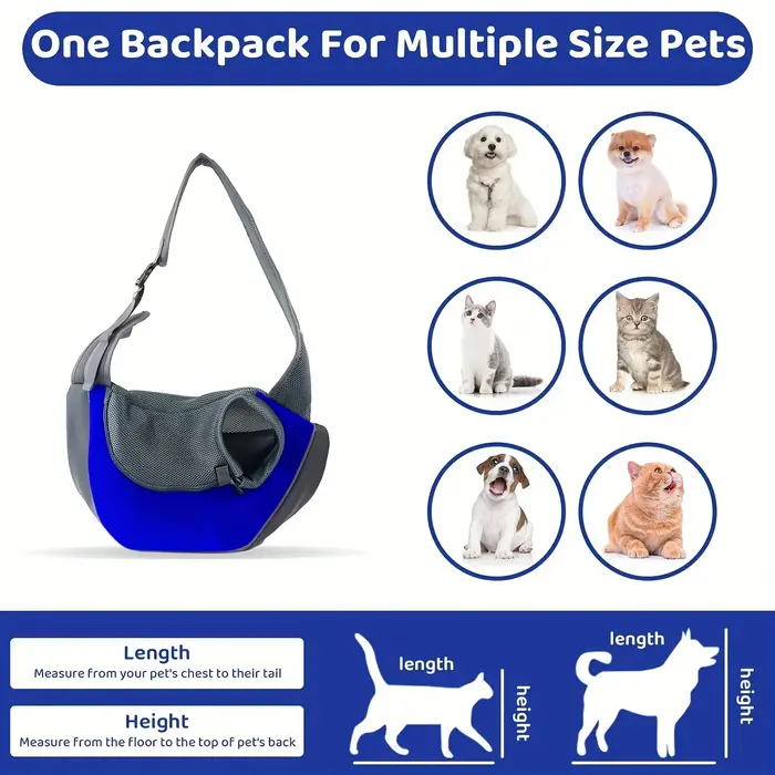 Sac à dos pour chien, 1 pièce