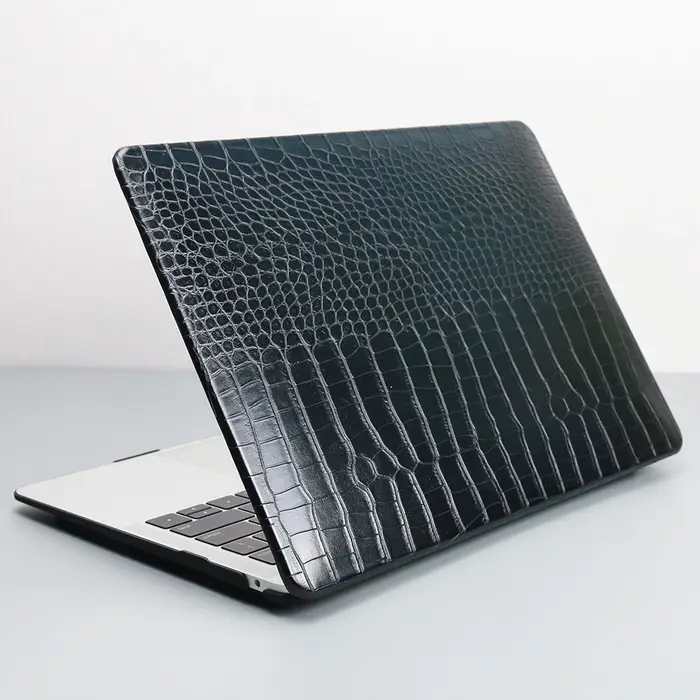 Étui pour ordinateur portable MacBook Air 13 M1 M2, coque rigide, Air 15 2025 M4, étui en cuir PU po