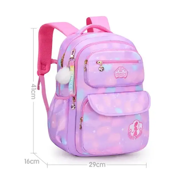 Fille enfants sac à dos sac d'école sac à dos rose pour enfant enfant adolescent cartable primaire K