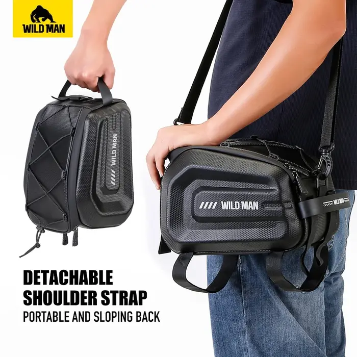 WILD MAN-Sac de vélo électrique pour étagère arrière