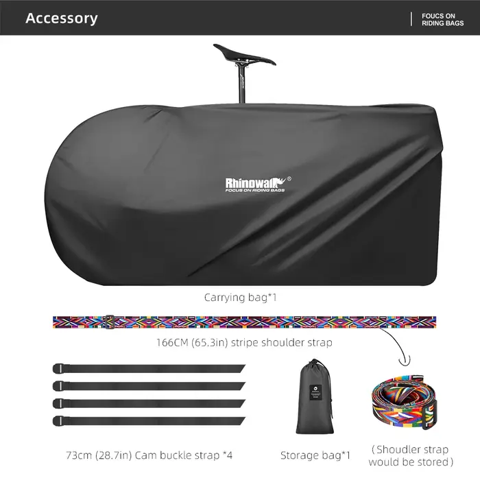 Bal inowalk-Sac de transport portable pour vélo de route et VTT