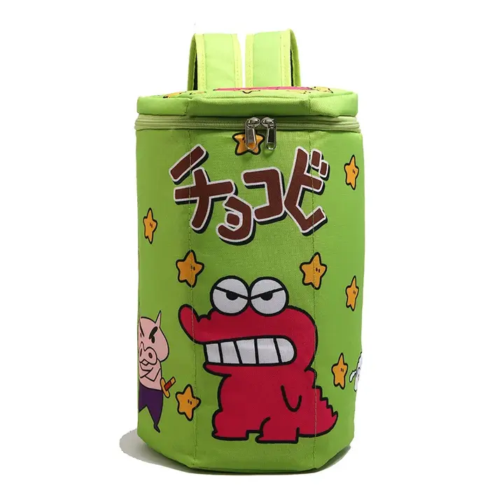 Sac à dos de sport et de voyage Crayon Shin-chan, sac d'école mignon avec fermeture éclair, sac de r