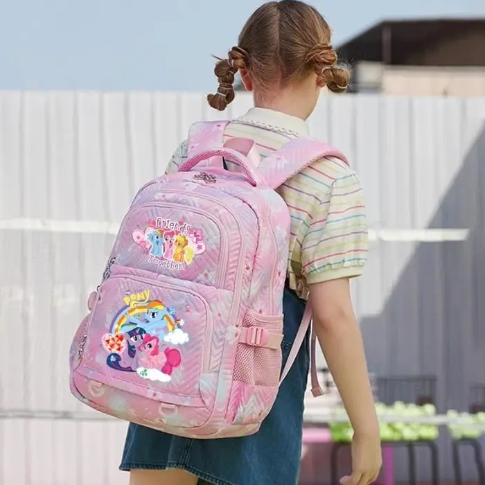 Nouveau sac à dos My Little Pony, sacs d'école colorés de grande capacité pour filles, garçons, étudiants, adolescents, sac à dos décontracté pour femmes, Mochilas de voyage