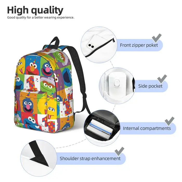 Sac à dos Sesames Streets pour hommes