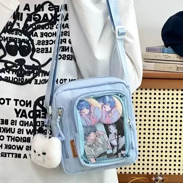Mini Itabag femmes coréennes décontracté sacs à bandoulière poche transparente petit sac