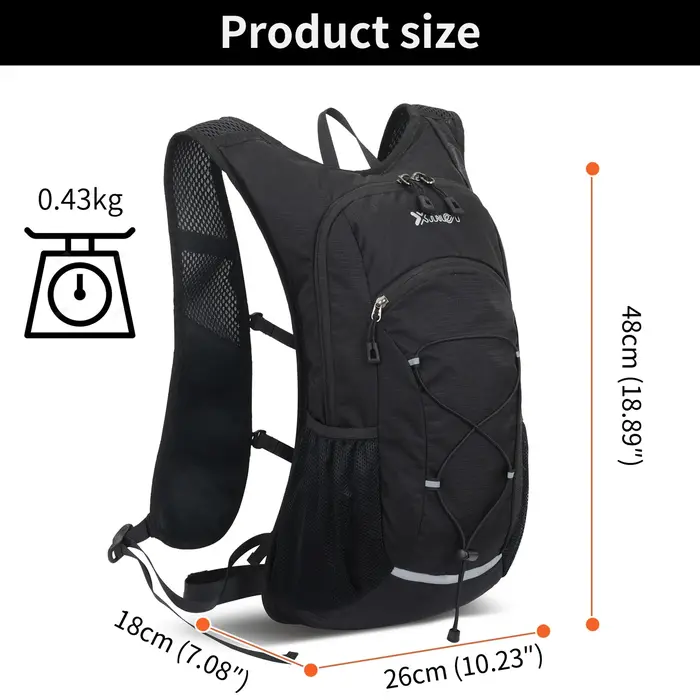 Sac à dos de randonnée gilet d'hydratation sac de course escalade en plein air cyclisme sac à dos de vélo sport vessie