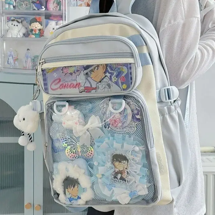 Sac d'école japonais Y2K Comic Con pour femmes