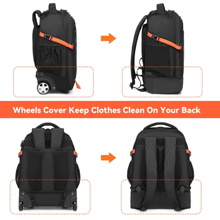 Sac à dos à roulettes pour bagages