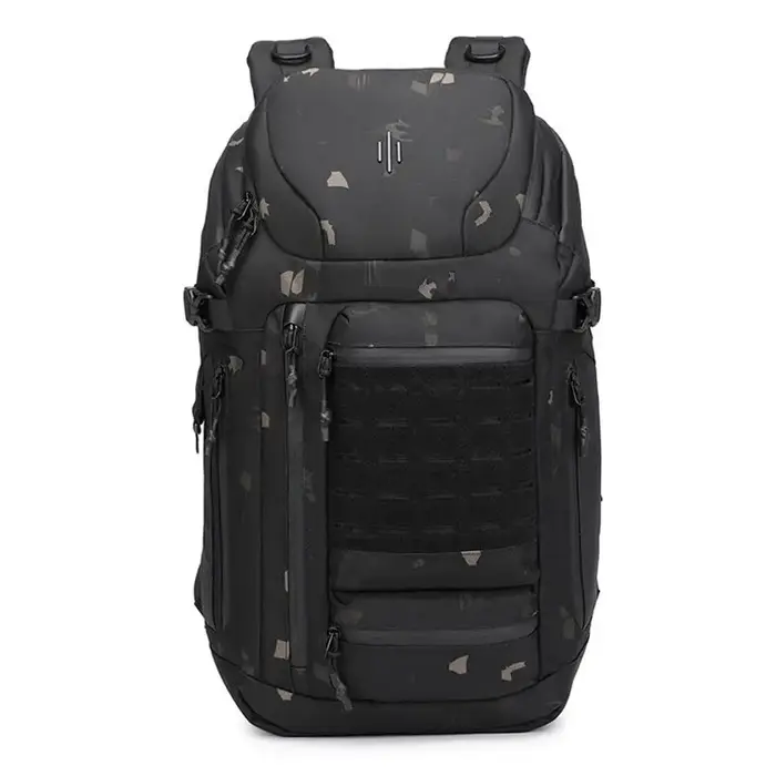 Ozuko-Sac à dos pour ordinateur portable de voyage en plein air pour hommes, sac à dos universitaire
