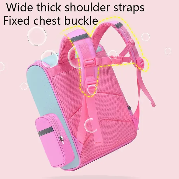 Sac à dos enfant pour fille licorne enfants Bookbag yeux arc-en-ciel sac d'école adolescente sac à dos pour voyager Mochilas imperméable