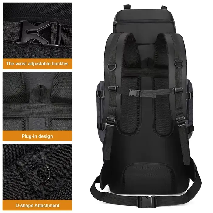 Sac à dos de randonnée imperméable 90L