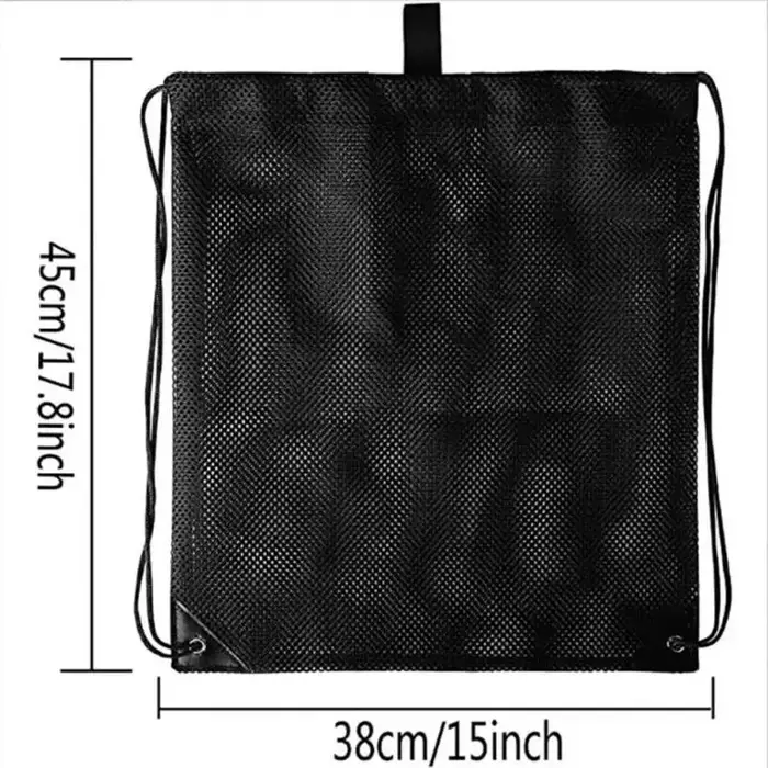 Sac à dos à mailles avec cordon de proximité