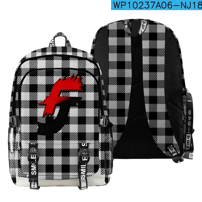 3D Furious Jumper Merch Sac à dos Style décontracté Sac d'école Femmes Hommes Filles Garçons Sac uni