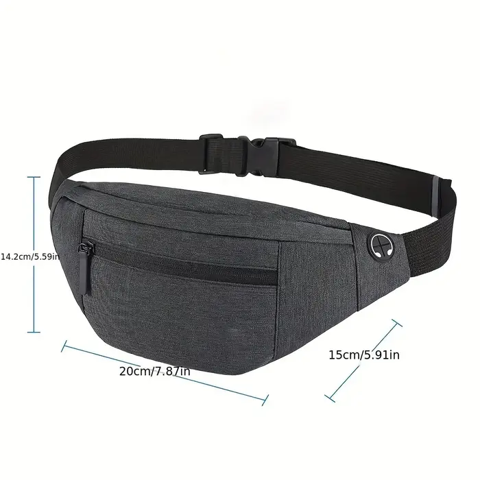 Sac banane unisexe, sac de ceinture pour voyage