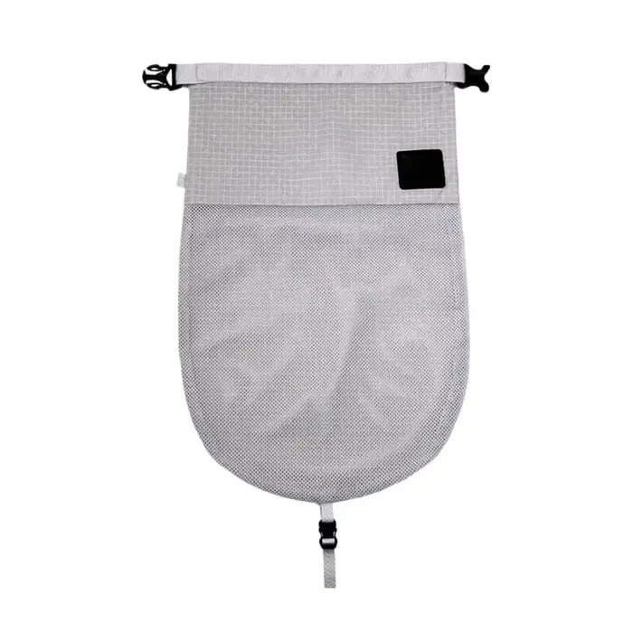 Sac à dos de randonnée avec poche externe pour chaussures, pochette de rangement en maille imperméable, sac d'expansion pour chaussures et équipement de camping, poche kangourou