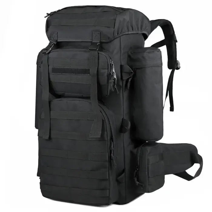 Grand sac à dos d'escalade Nouveau sac à dos tactique Molle pour l'épaule Sacs à dos Sac de camping Sac d'alpinisme Hommes Voyage Randonnée Multifonction