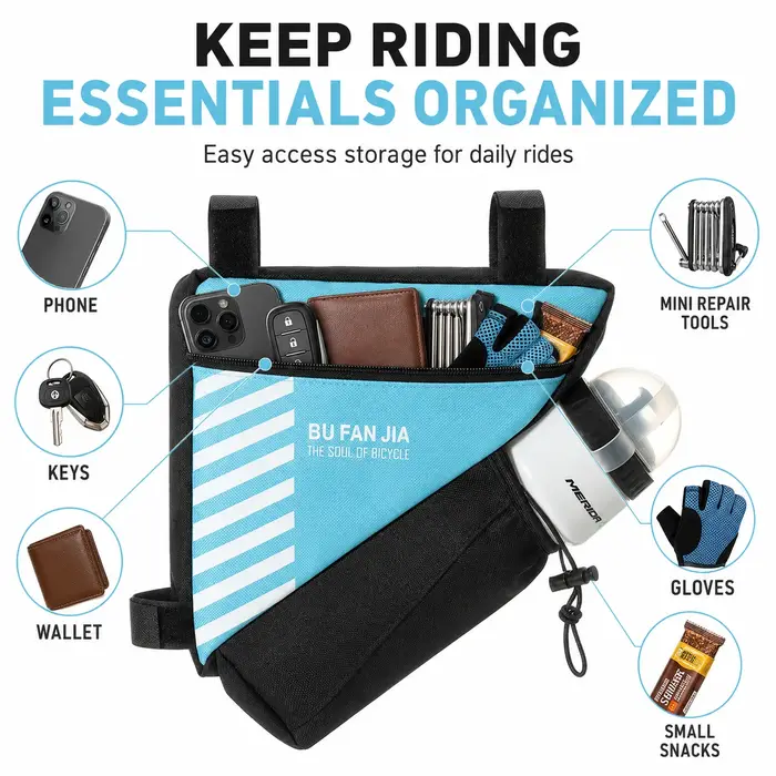 Sac triangulaire pour vélo