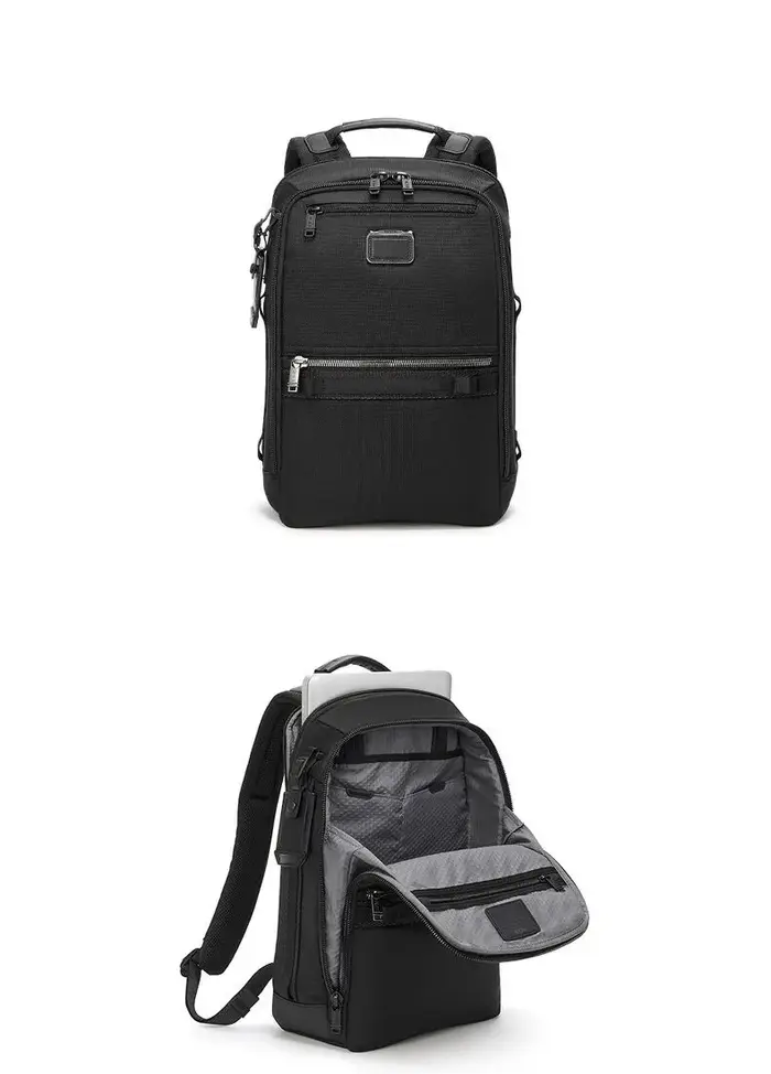Sac à dos pour homme, pour les déplacements professionnels, en nylon balistique, noir pur, imperméab