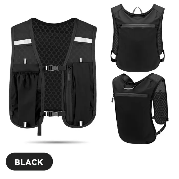 Sac à dos de sport léger, gilet de course pour marathon, cyclisme et randonnée - Sac à dos d'hydrata