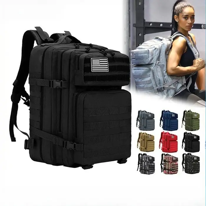 Sac à dos tactique extérieur grande capacité randonnée Camping sac de voyage
