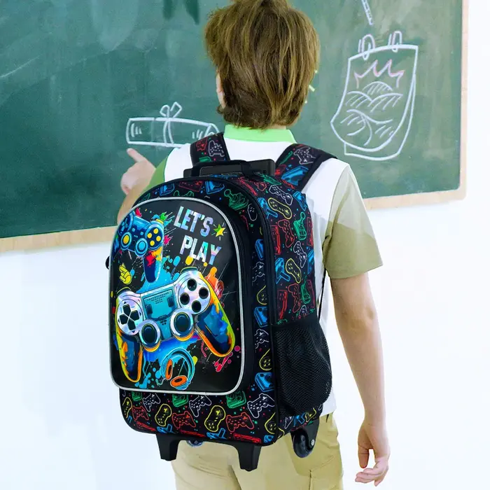 Sac à dos roulant pour garçons
