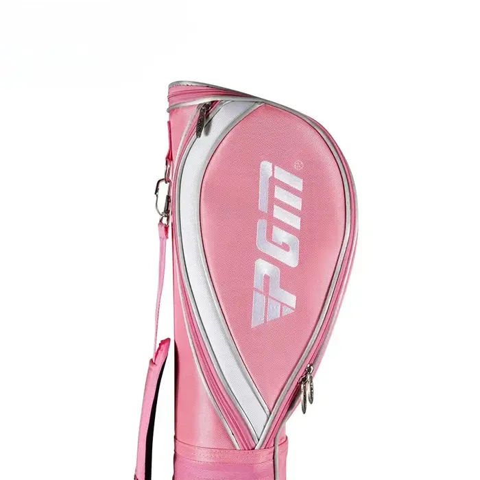 Mini sac à crayons de golf rose pour femme