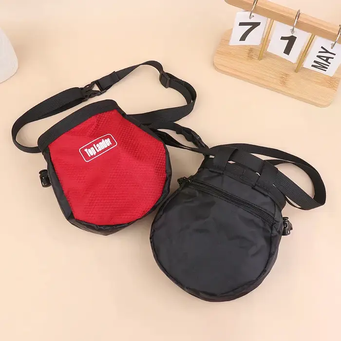 Sac à craie pour escalade avec ceinture ajustable et poche à cordon pour la musculation