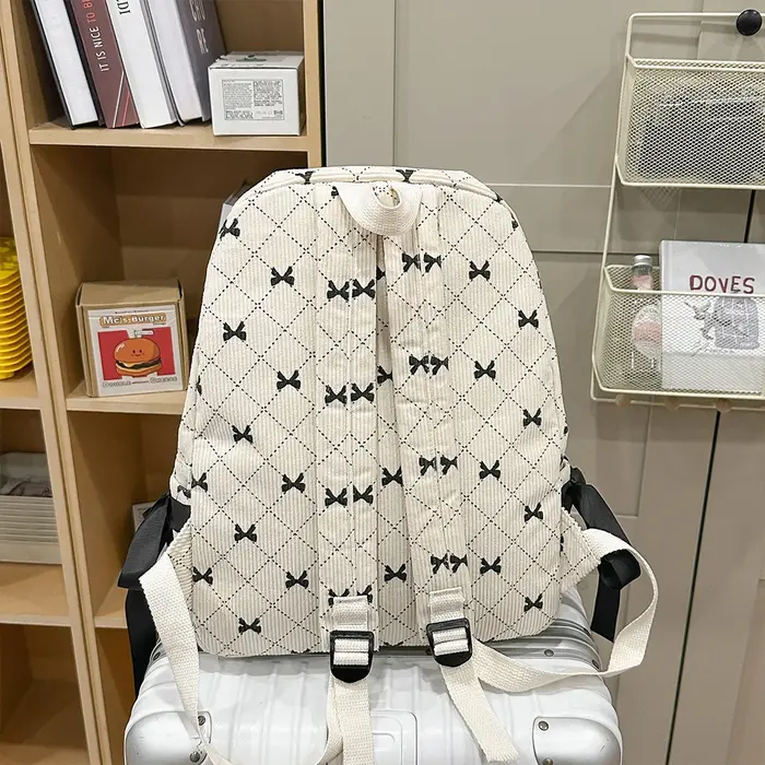 Sac à dos en velours côtelé pour le printemps et l'été