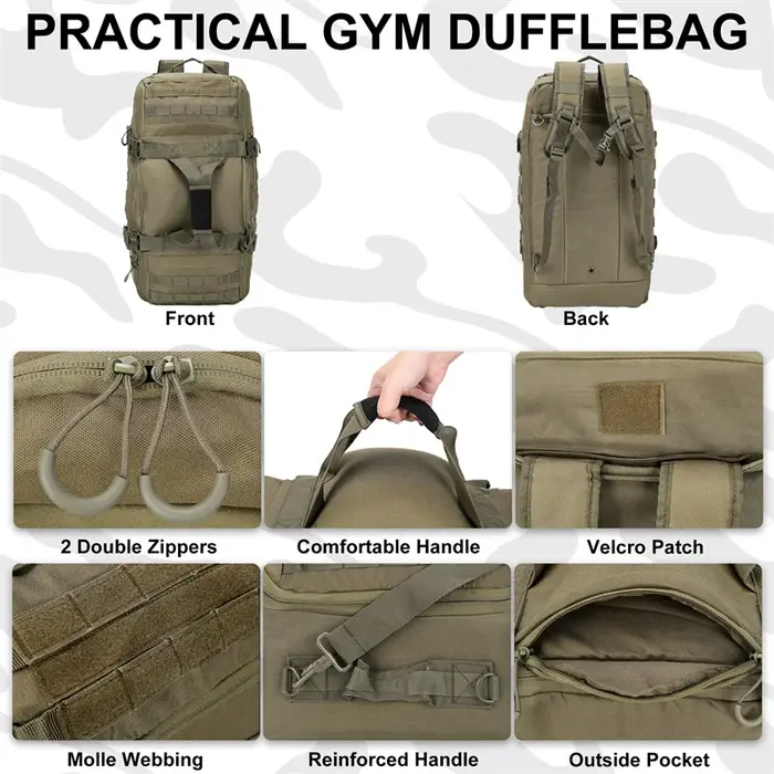 30L 45L 80L grand sac de sport sac à dos tactique sacs de Camping en plein air Molle hommes