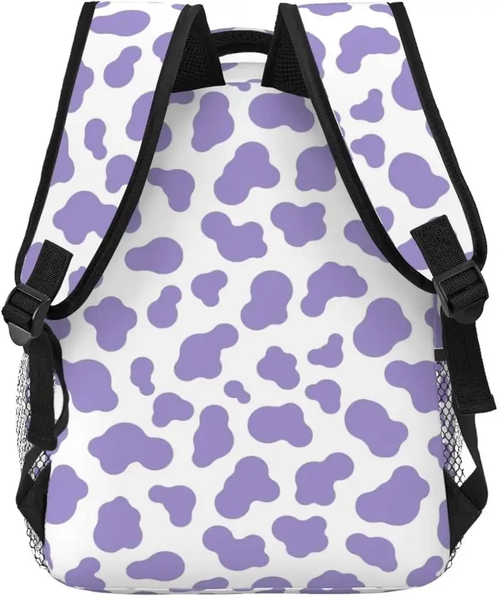 Sac à dos imprimé vache violette